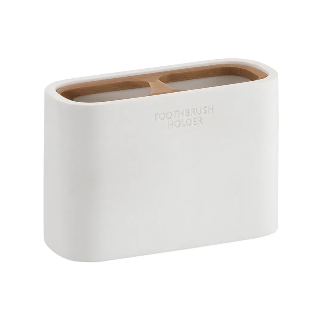 GEDY Portaspazzolini Ninfea Bianco Matt/naturale