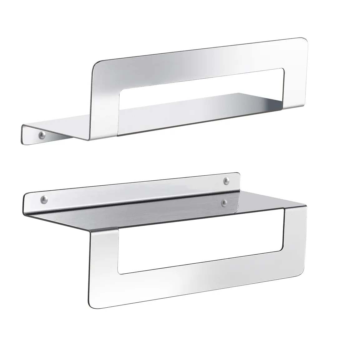 GEDY Mensola Cleo Cromo H 9,5 x L 30 x P 10 cm