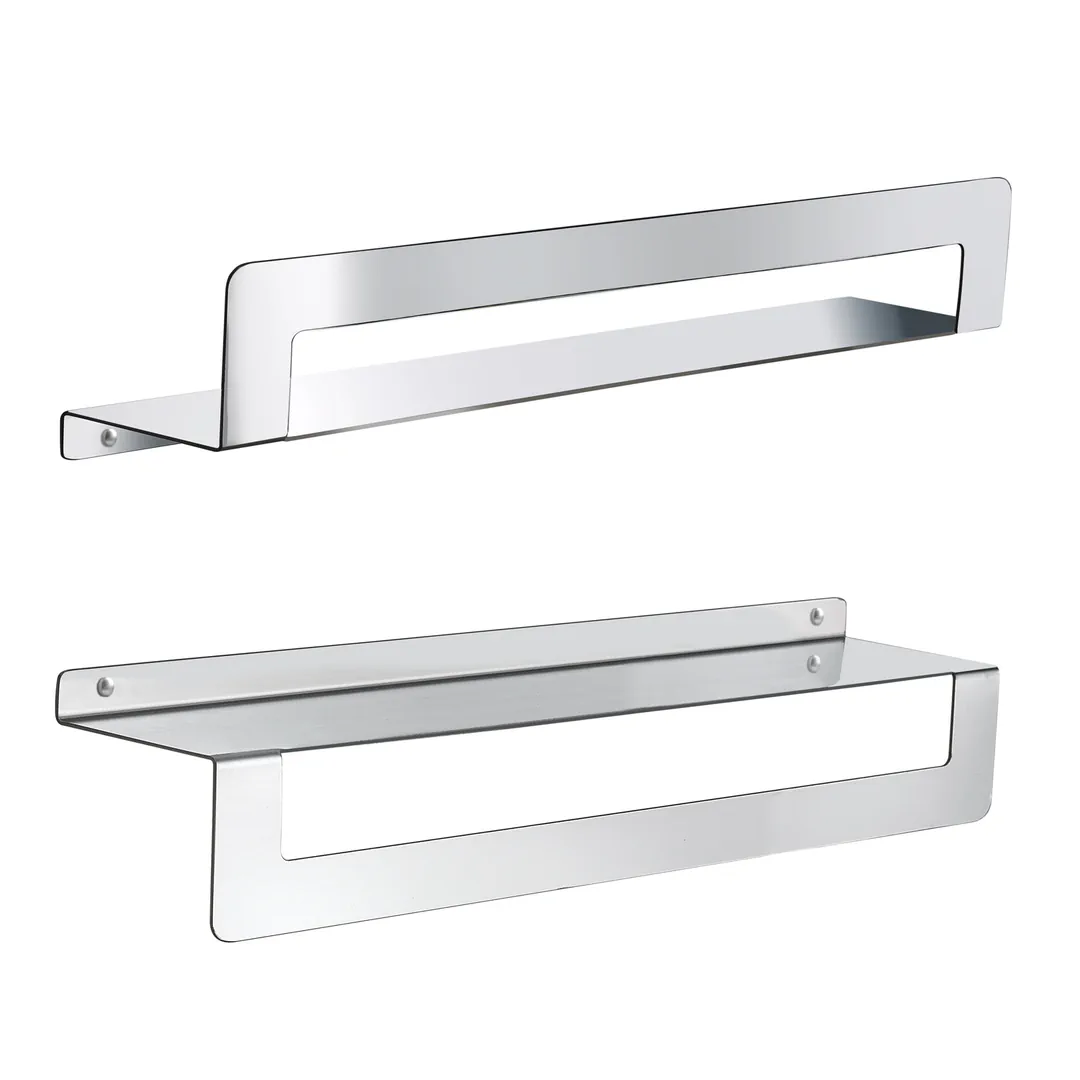 GEDY Mensola Cleo Cromo H 9,5 x L 50 x P 10 cm