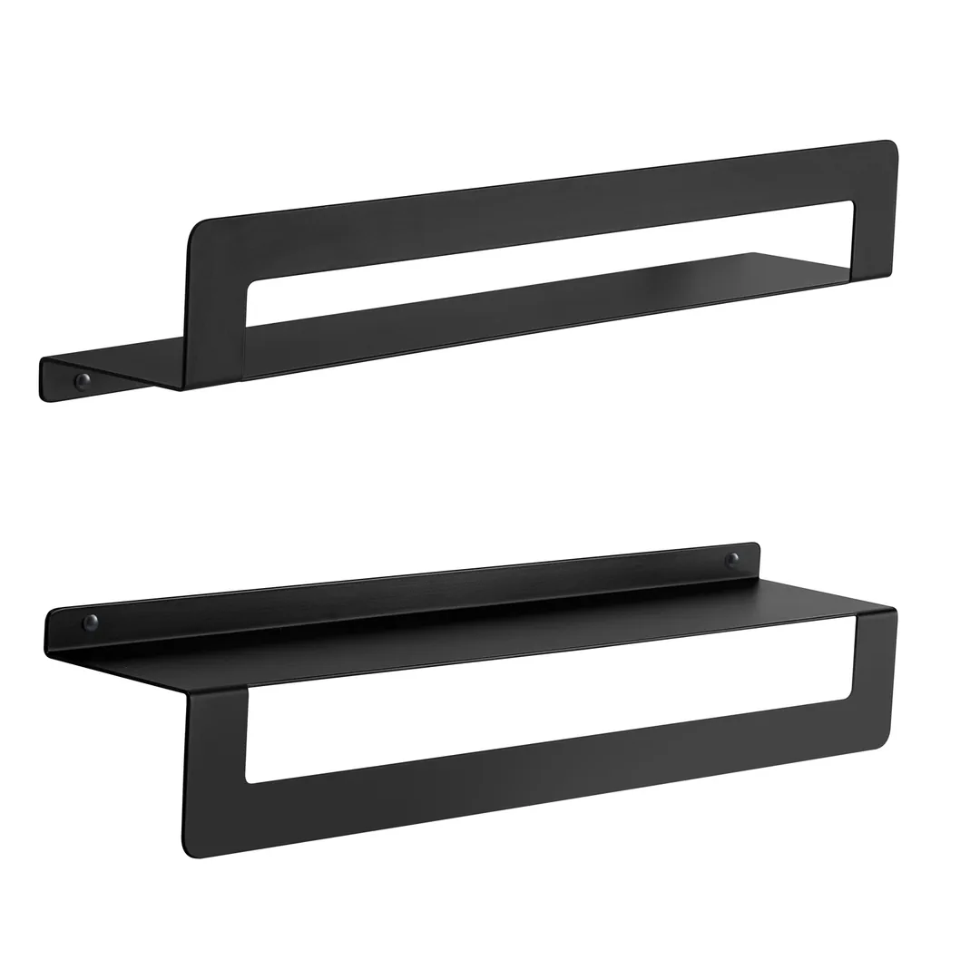 GEDY Mensola Cleo Nero Matt H 9,5 x L 50 x P 10 cm