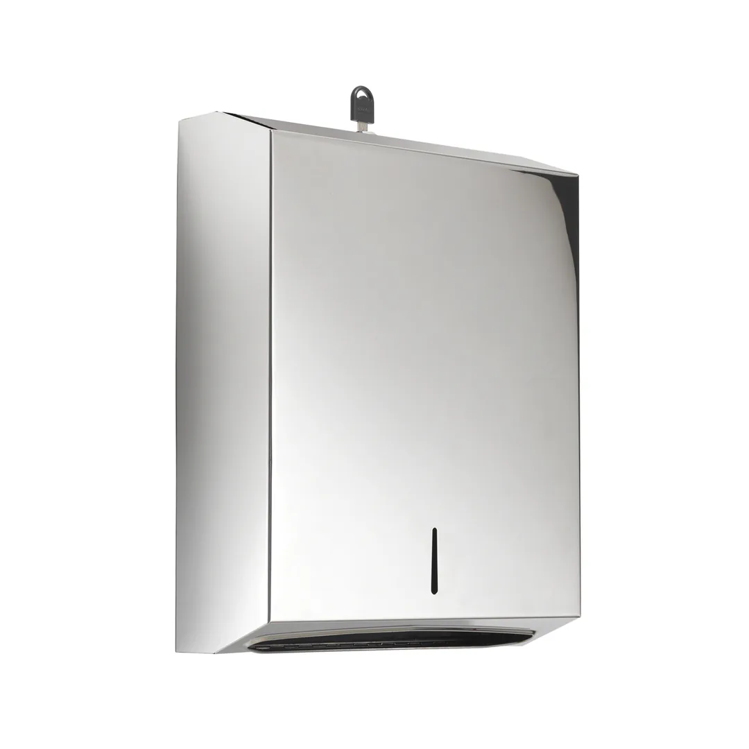 GEDY Distributore Carta Elite Cromo H 36,5 x L 28 x P 10 cm