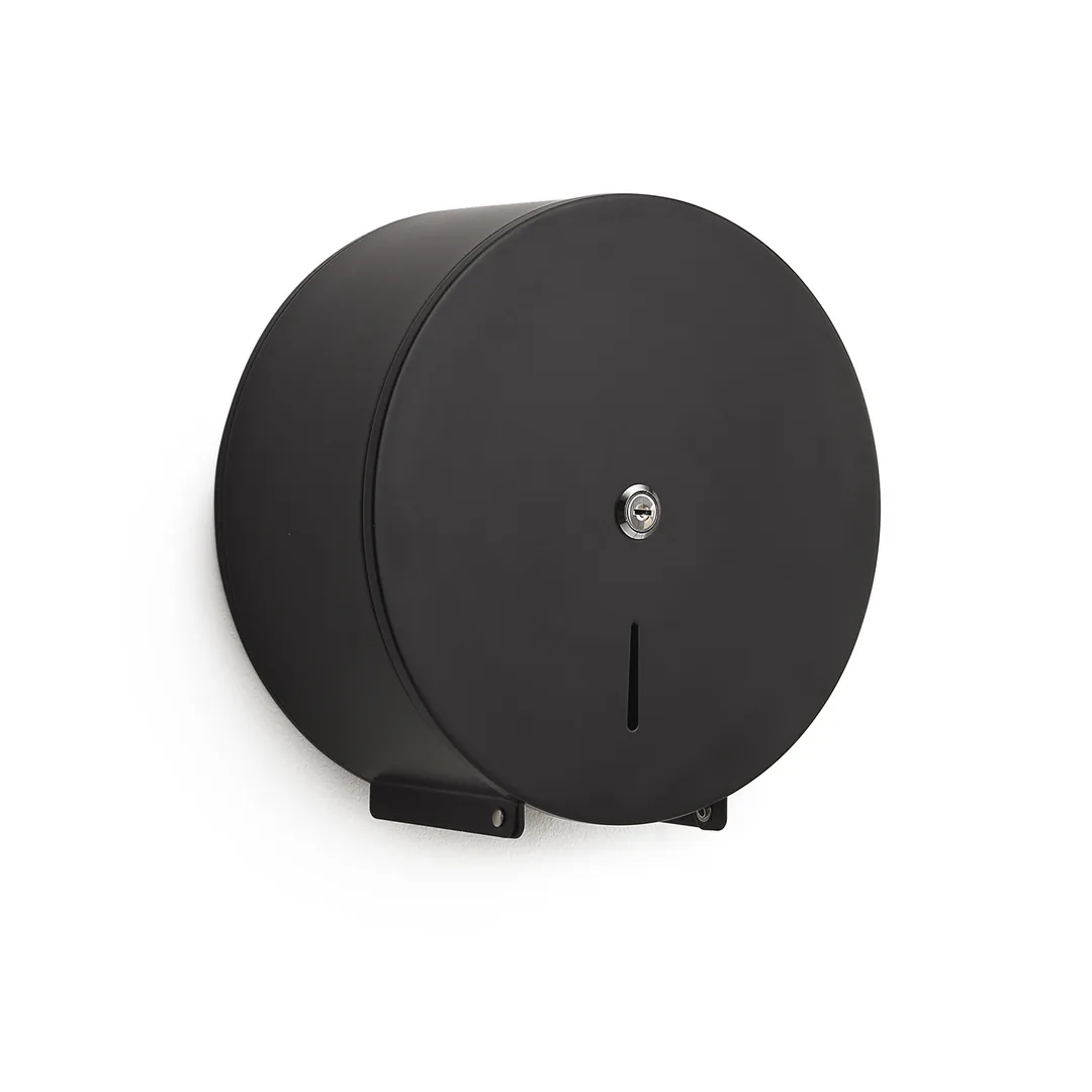 GEDY Distributore Carta Elite Nero Matt H 31,5 x L 31 x P 12,6 cm
