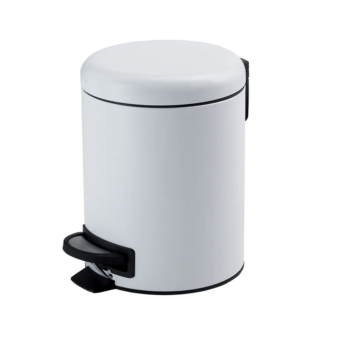 GEDY Pattumiera / Portarifiuti Potty Bianco Matt H 25,1 x L 17,4 x P 22,6 cm
