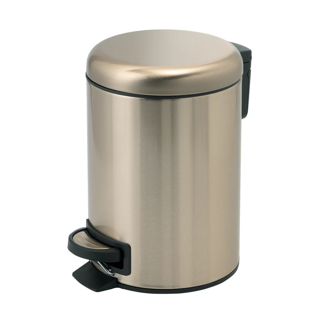 GEDY Pattumiera / Portarifiuti Potty Oro Matt H 27,5 x L 20,6 x P 26,8 cm