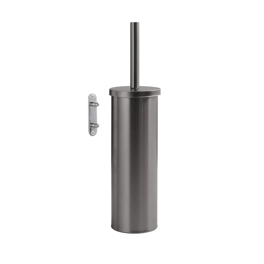 GEDY Scopino WC Flip Gun Metal H 37,7 x L 9,1 x P 10 cm