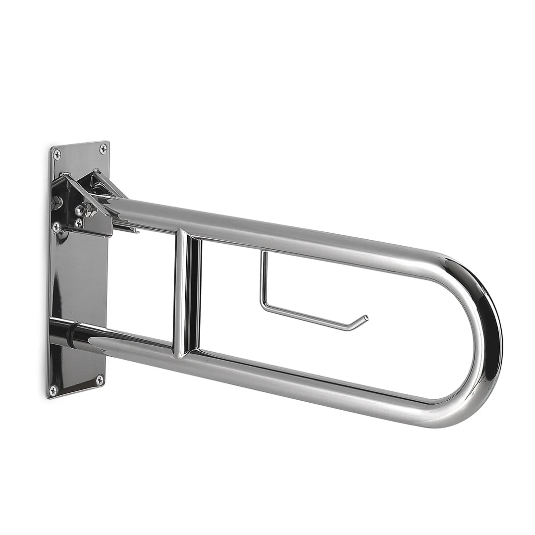 GEDY Appoggio Ribaltabile / Supporto WC Snug Lucido H 30 x L 10 x P 60 cm