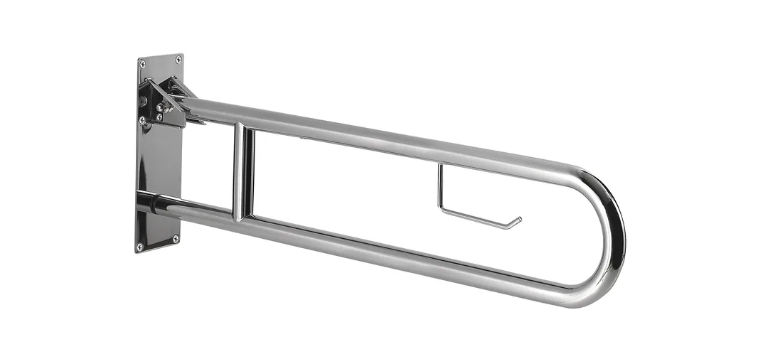GEDY Appoggio Ribaltabile / Supporto WC Snug Lucido H 32 x L 10 x P 80 cm