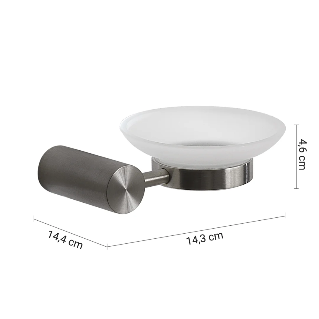 GEDY Portasapone Ande Gun Metal