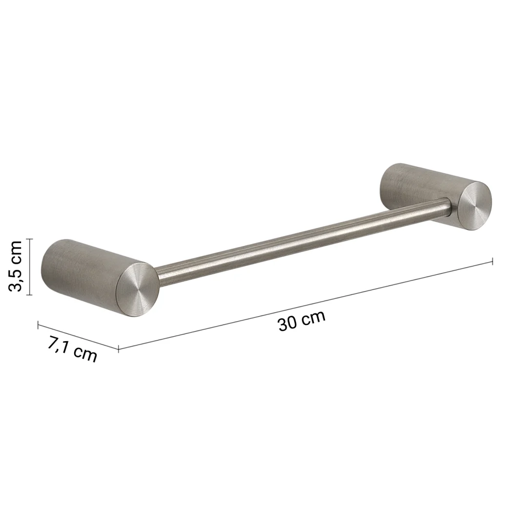 GEDY Portasalviette / Portasciugamani Ande Spazzolato 30 cm