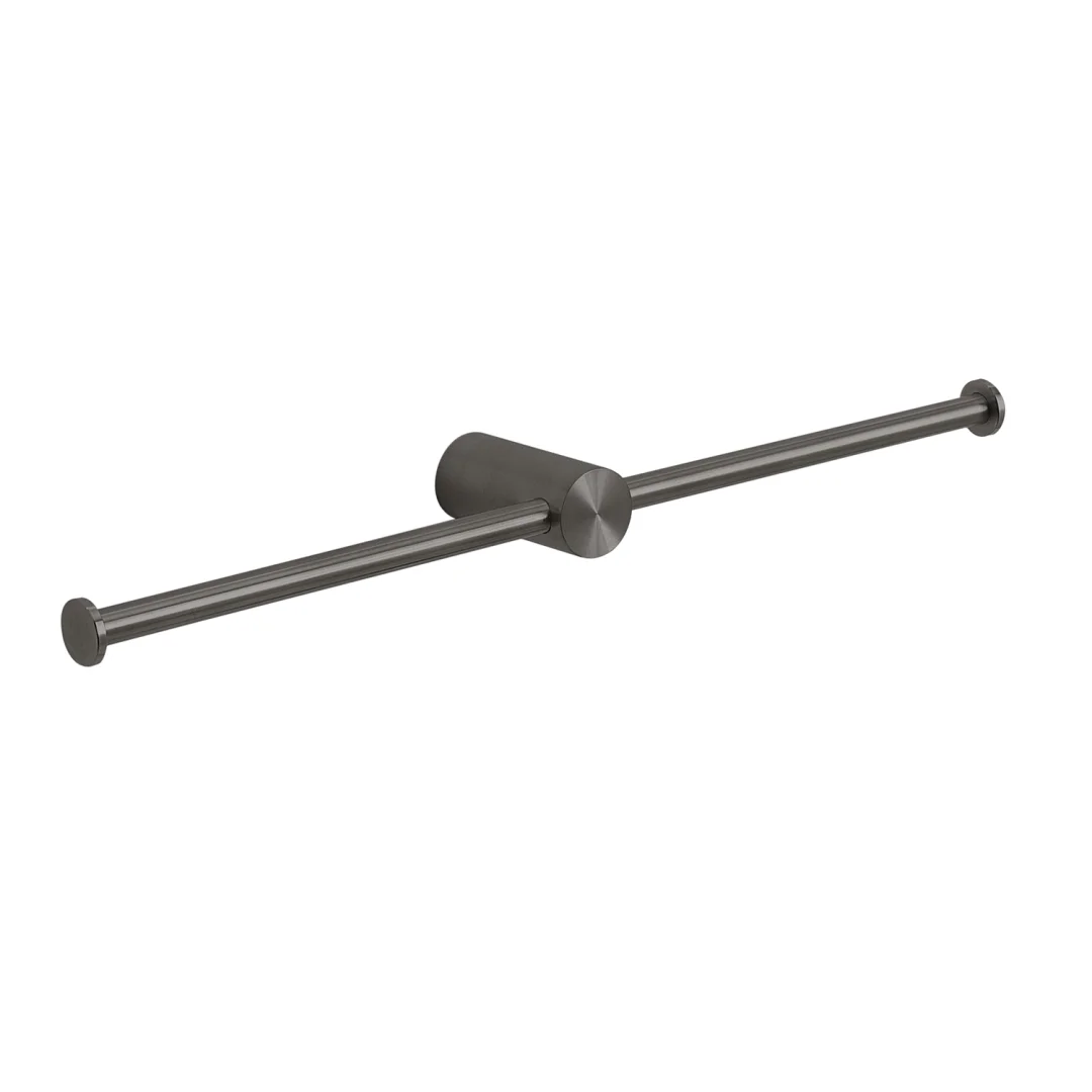 GEDY Portarotolo Ande Gun Metal H 3,5 x L 39,6 x P 6,6 cm