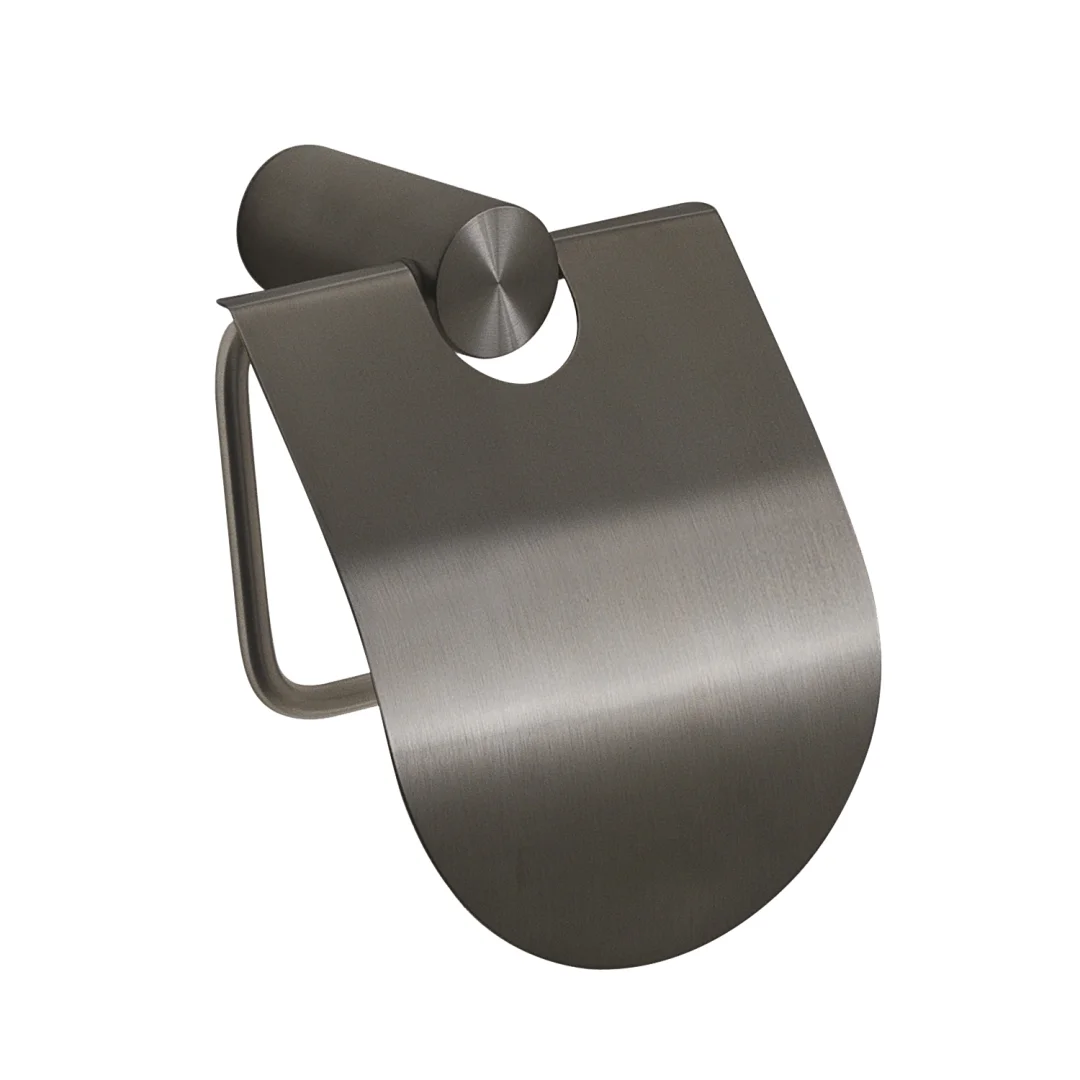 GEDY Portarotolo Ande Gun Metal H 15,4 x L 12,6 x P 6,6 cm