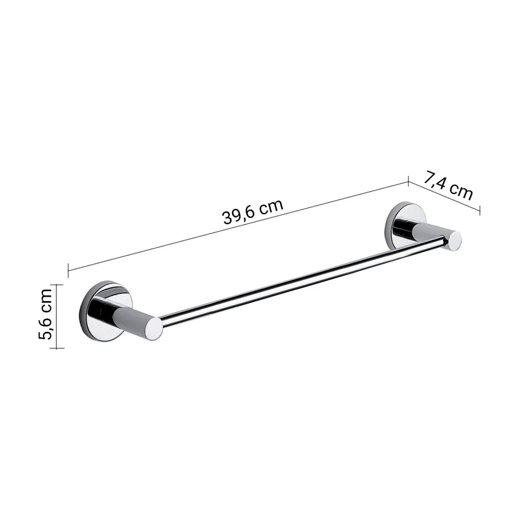 GEDY Portasalviette / Portasciugamani Felce Plus Cromo 40 cm