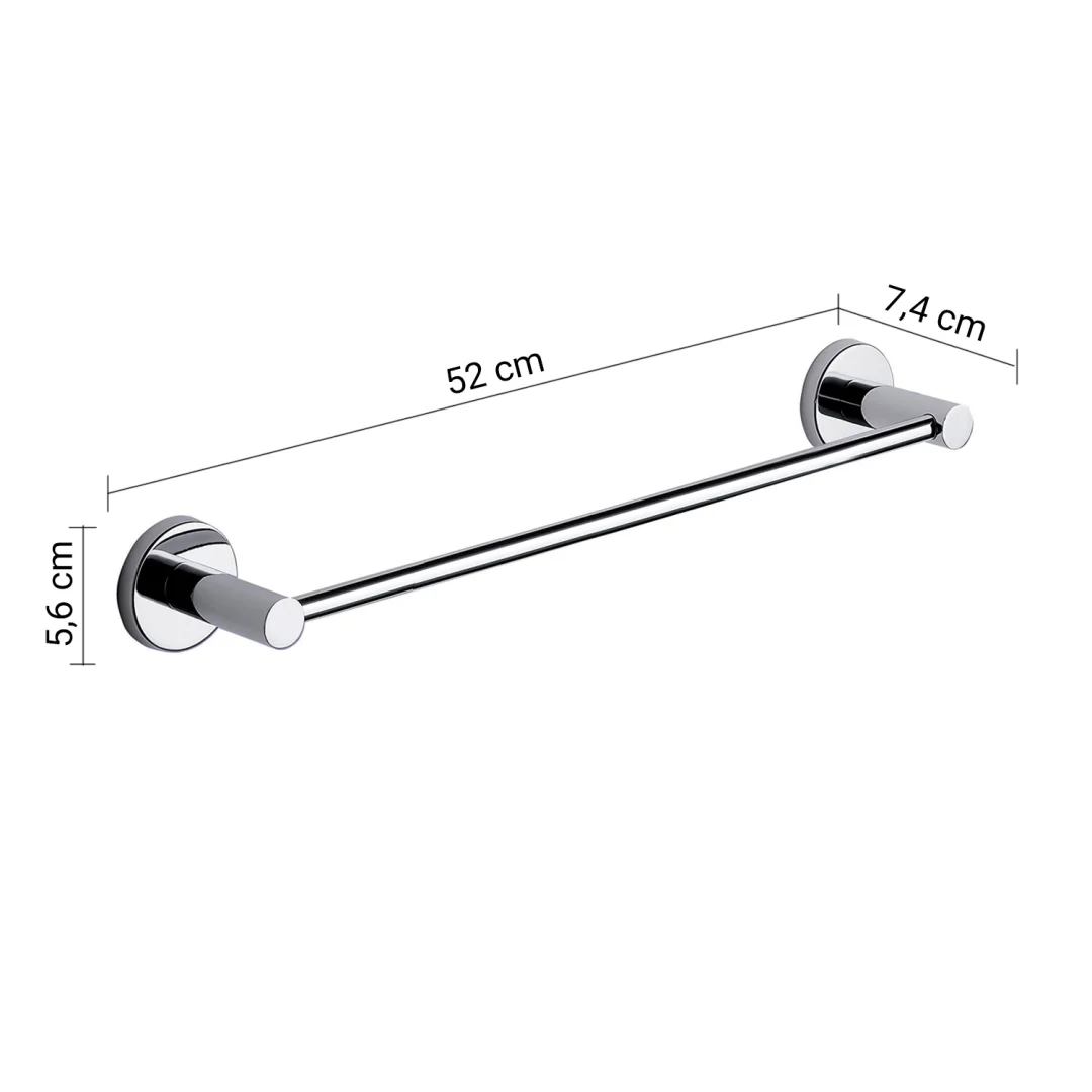 GEDY Portasalviette / Portasciugamani Felce Plus Cromo 52 cm