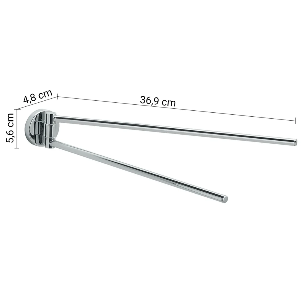 GEDY Portasalviette / Portasciugamani Felce Plus Cromo 38 cm