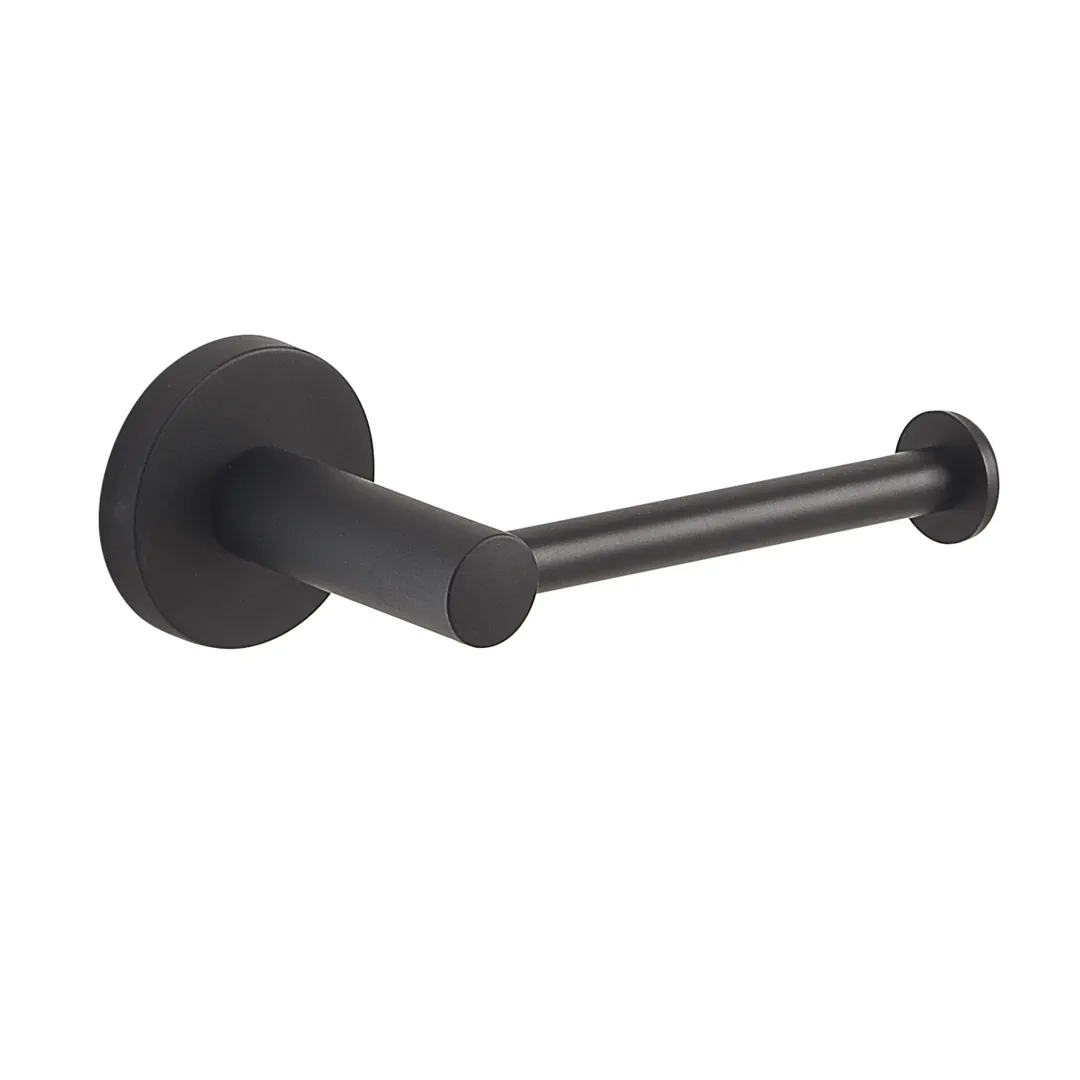 GEDY Portarotolo Felce Plus Nero Matt H 5,6 x L 15,5 x P 7,8 cm