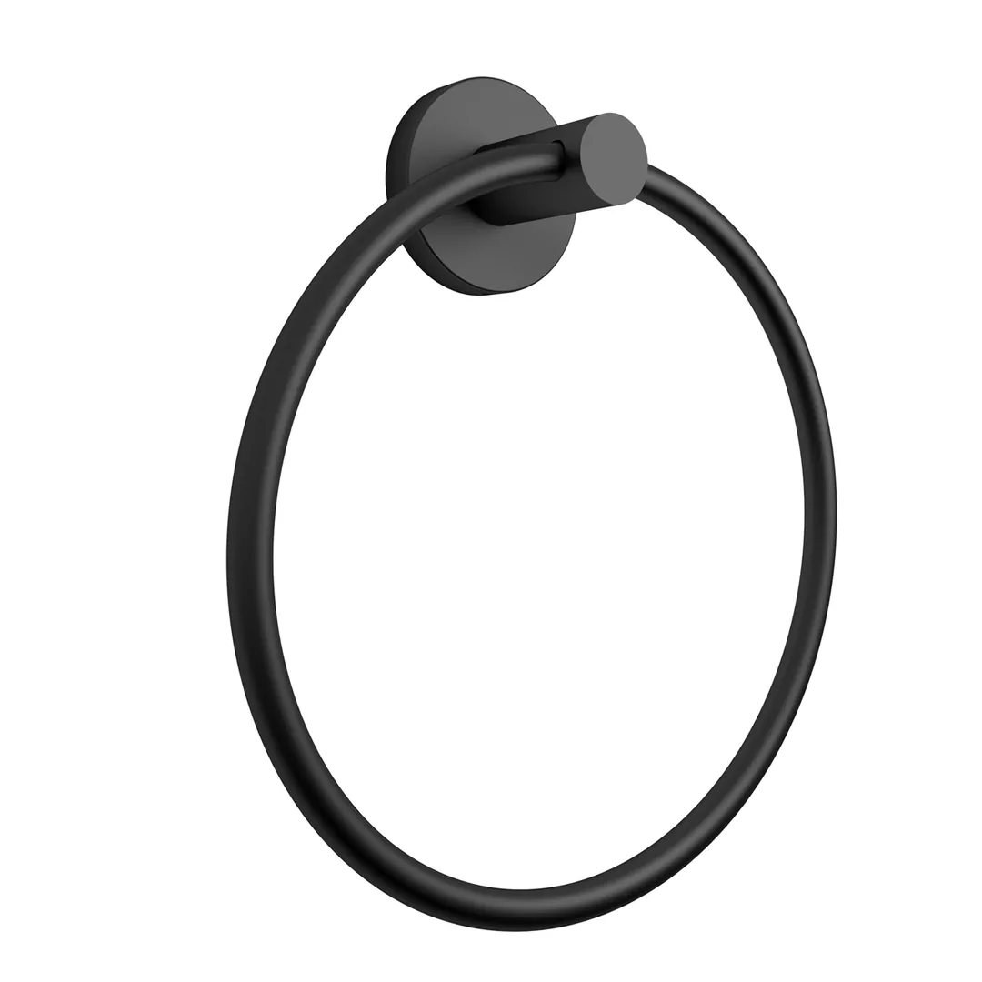 GEDY Portasalviette / Portasciugamani Felce Plus Nero Matt 18 cm