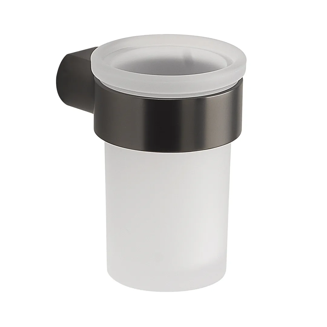 GEDY Portaspazzolini Pirenei Gun Metal
