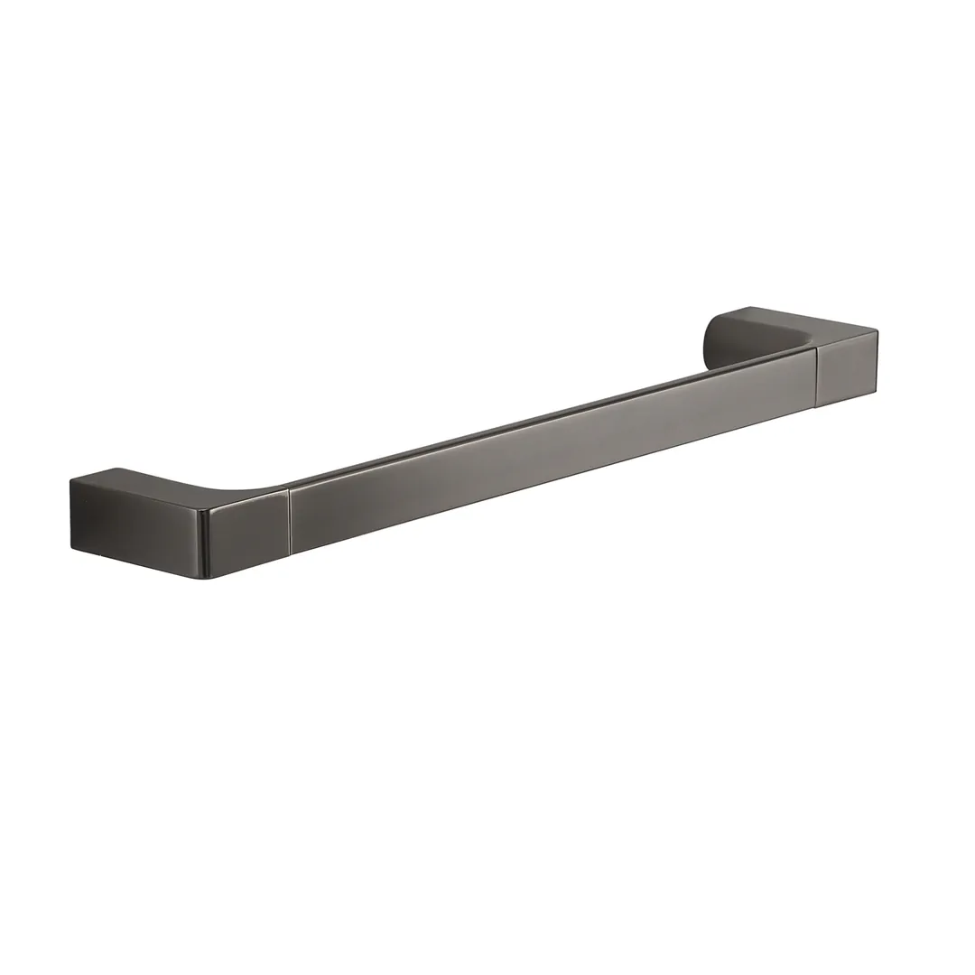 GEDY Portasalviette / Portasciugamani Pirenei Gun Metal 35 cm H 2,6 x L 35,1 x P 6,6 cm