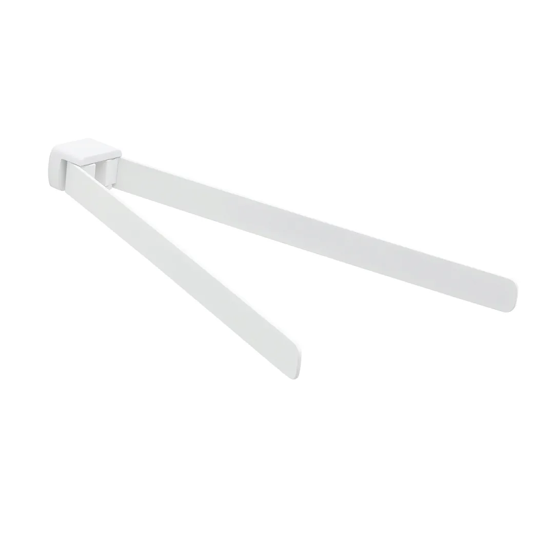 GEDY Portasalviette / Portasciugamani Pirenei Bianco Matt 35 cm H 3,3 x L 35,9 x P 4,6 cm
