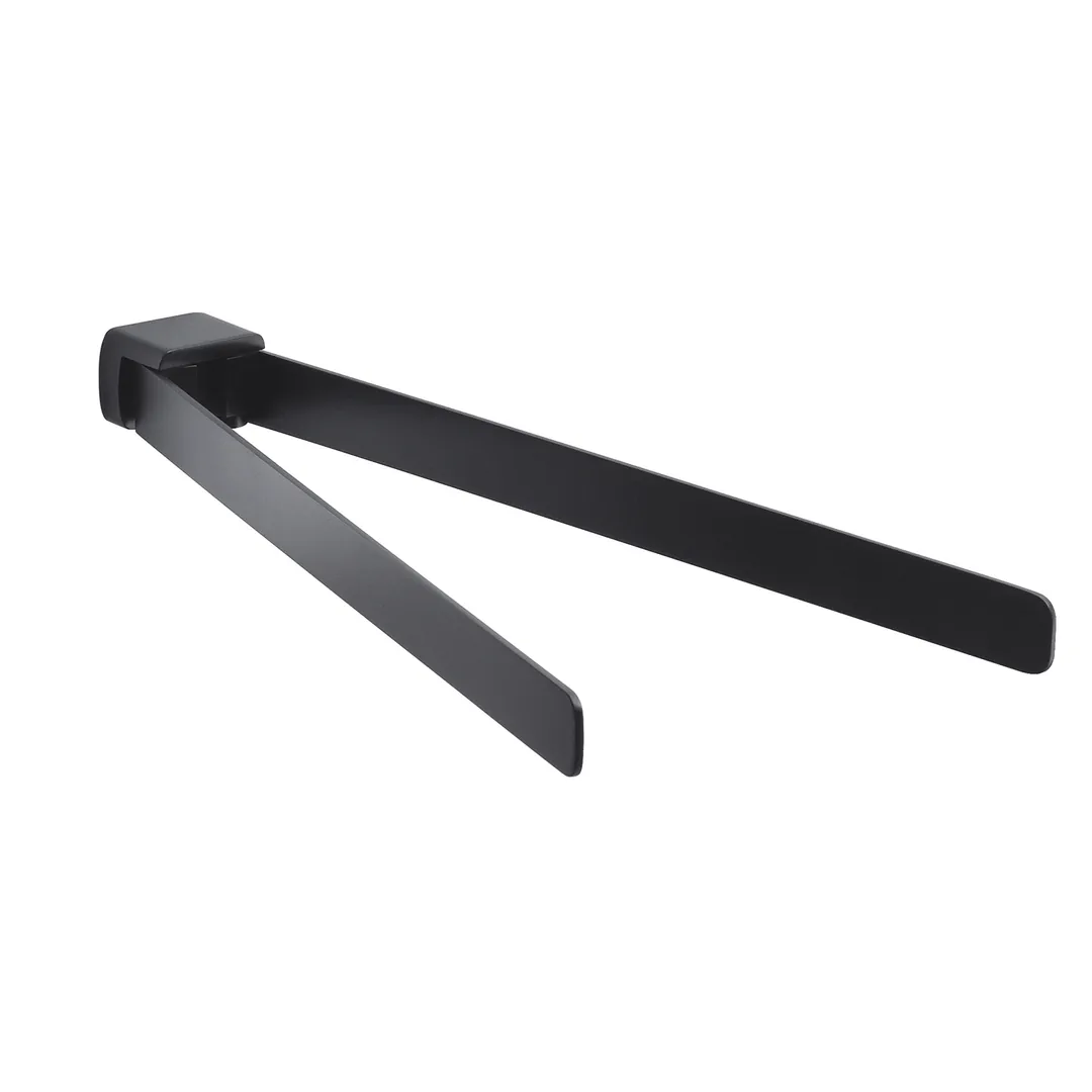 GEDY Portasalviette / Portasciugamani Pirenei Nero Matt 35 cm