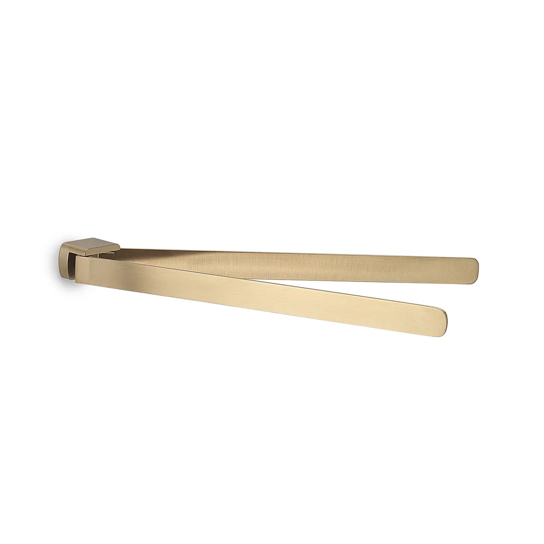 GEDY Portasalviette / Portasciugamani Pirenei Oro Matt 35 cm H 3,3 x L 35,9 x P 4,6 cm