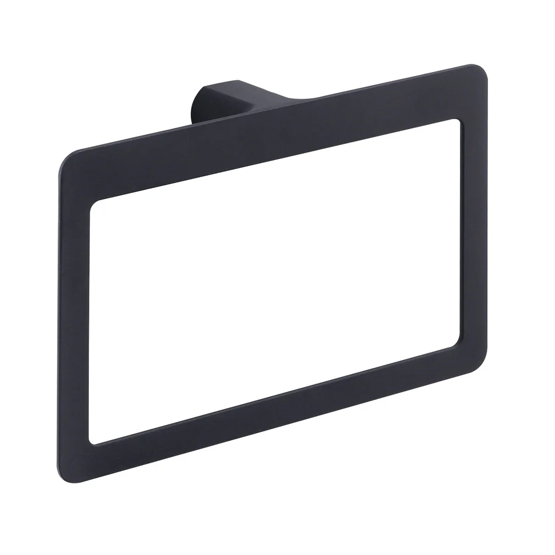 GEDY Portasalviette / Portasciugamani Pirenei Nero Matt 23 cm