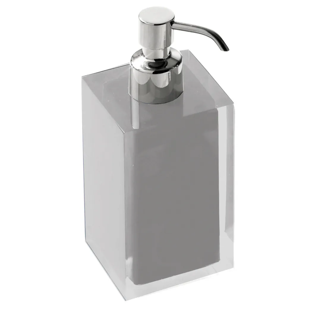 GEDY Dispenser Sapone Rainbow Argento