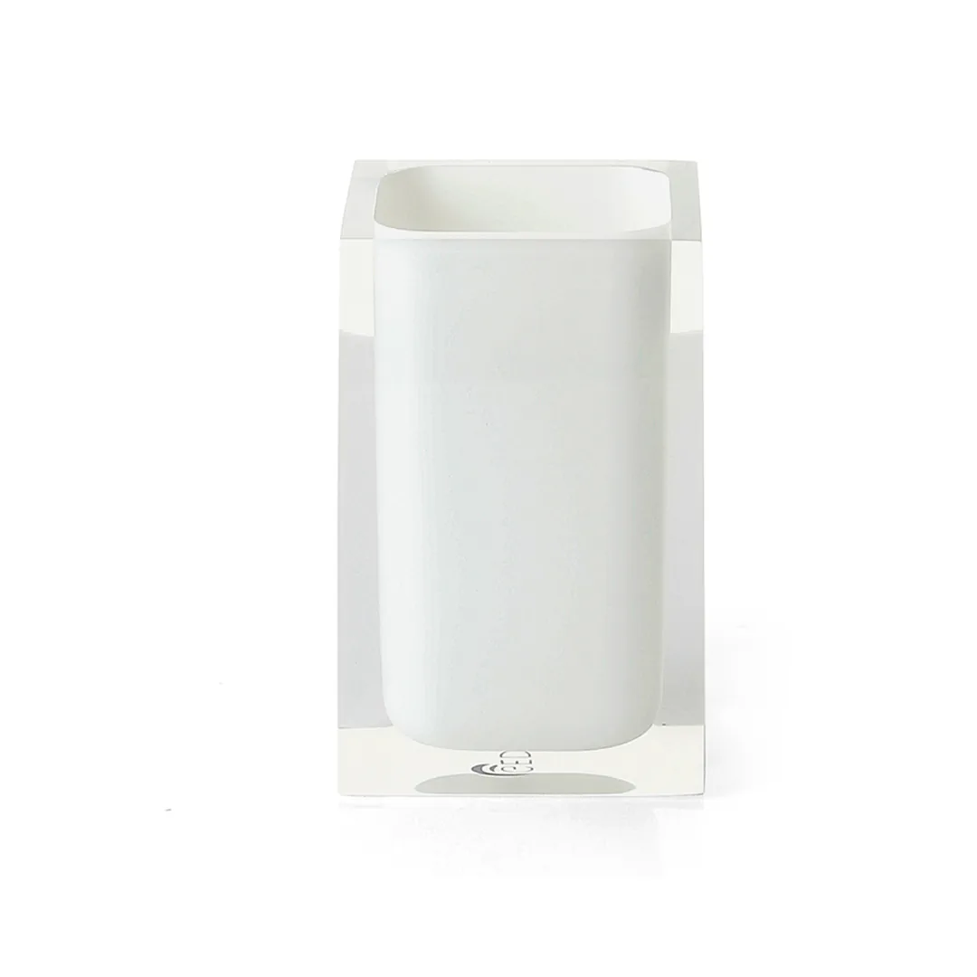GEDY Portaspazzolini Rainbow Bianco