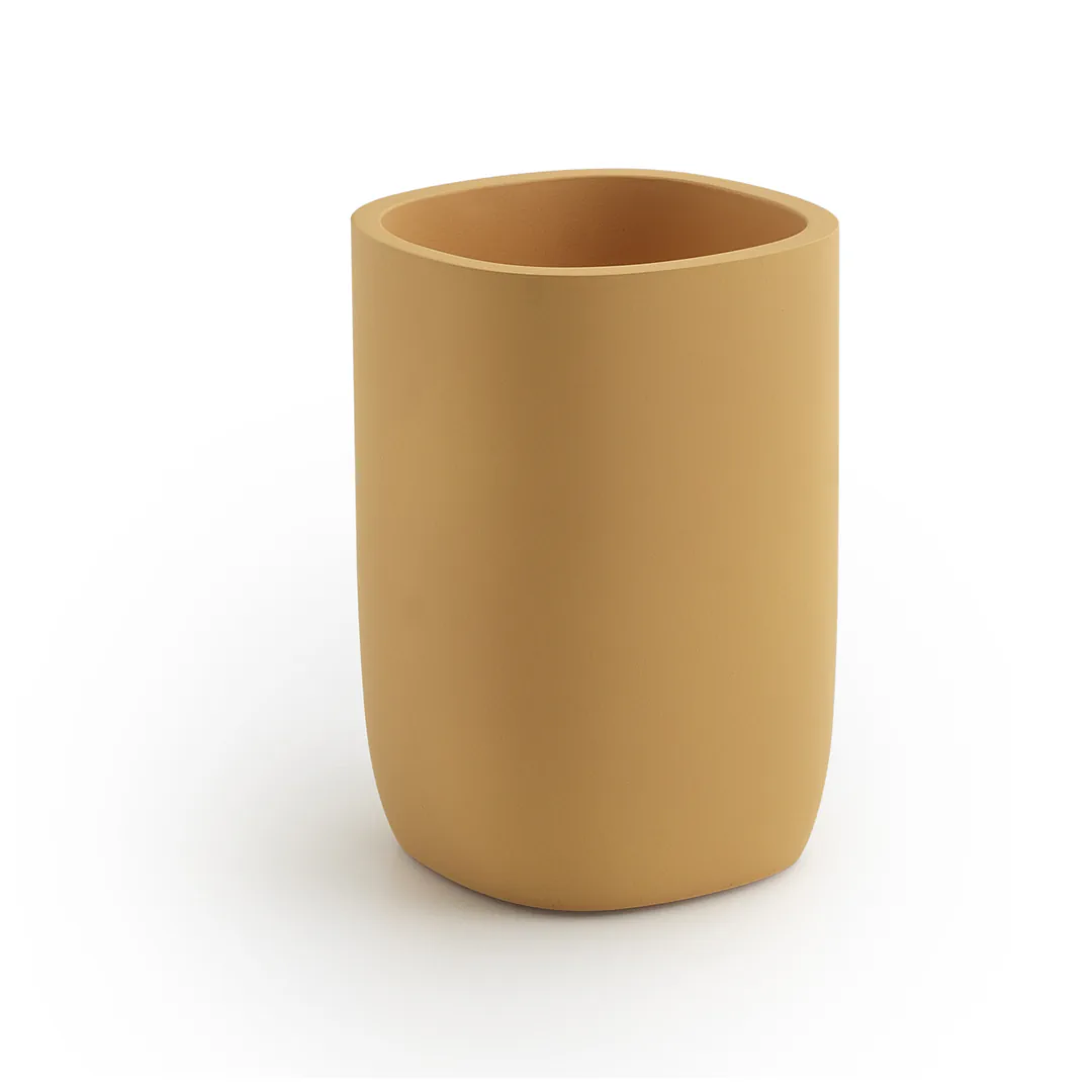 GEDY Portaspazzolini Ylenia Giallo Senape Matt