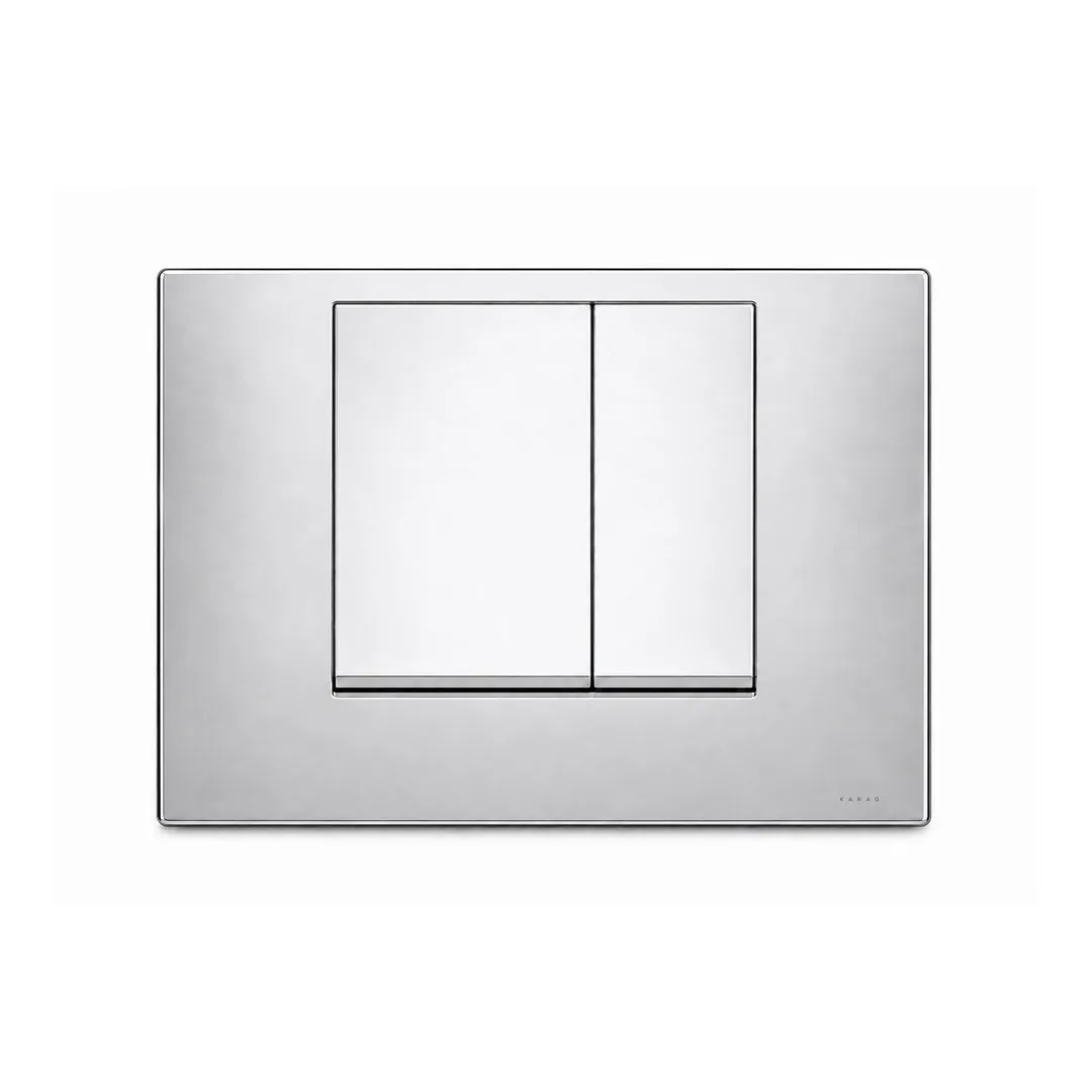 Karag Placca di scarico Alinda A227-002  cromo