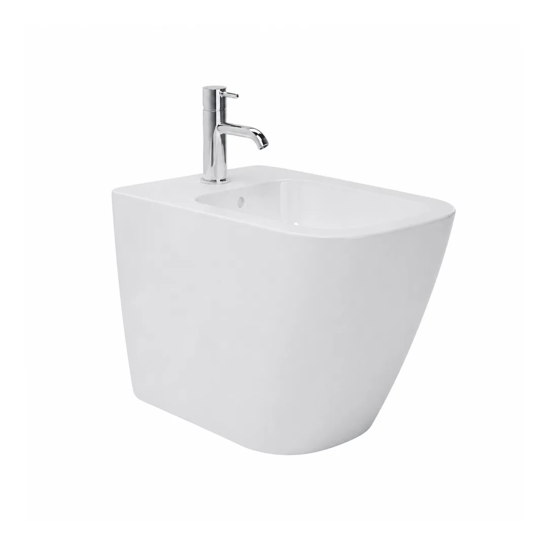 Karag Bidet filo muro New Legend bianco lucido