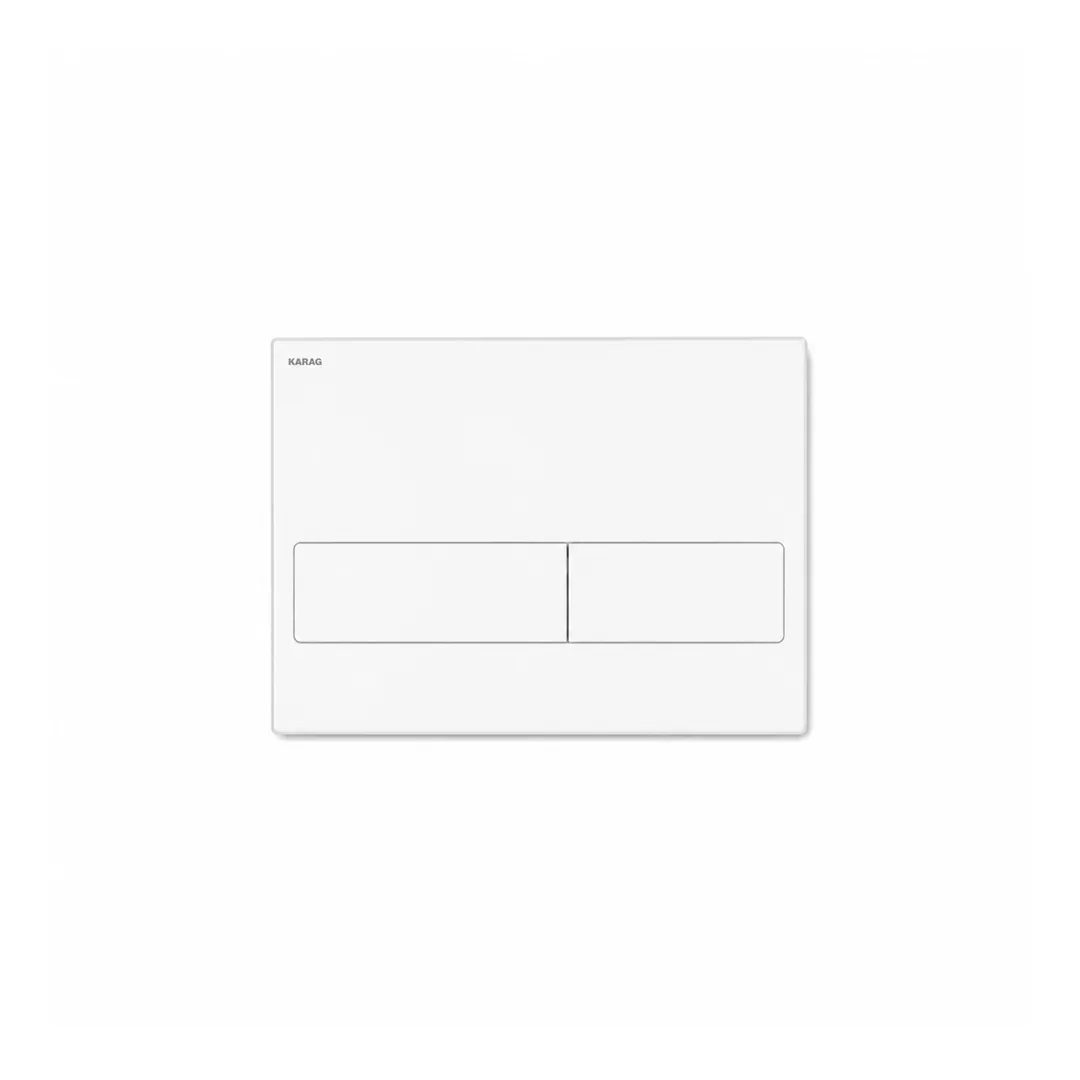 Karag Placca di scarico Carina C226-0130  bianco