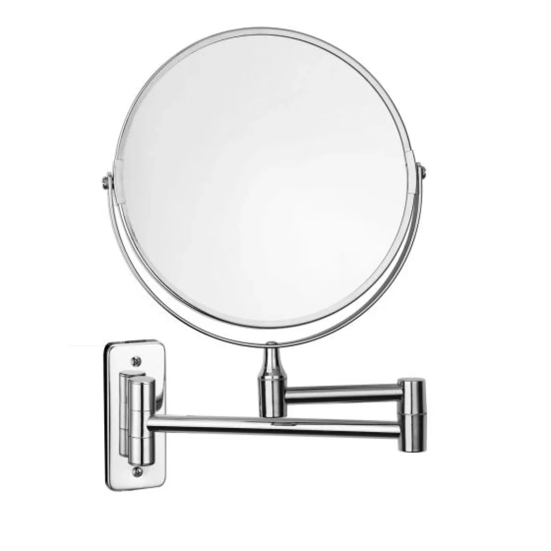Karag Specchio ingranditore doppio da parete cromo Ø20 cm 3X