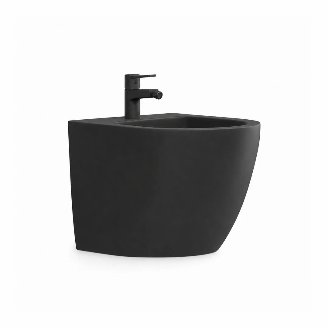 Karag Bidet sospeso Milos nero opaco