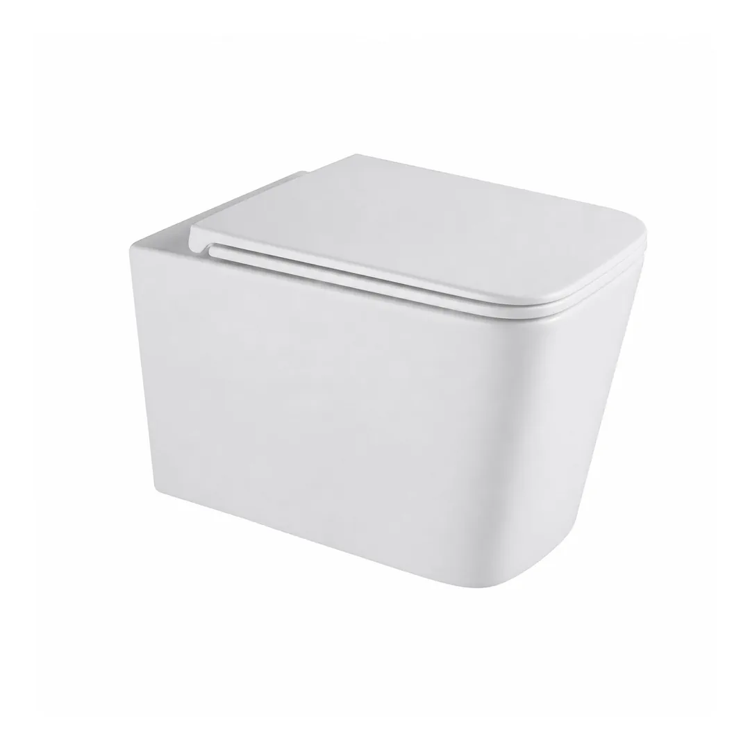Karag Vaso WC sospeso LT 057 bianco opaco Tornado con coprivaso