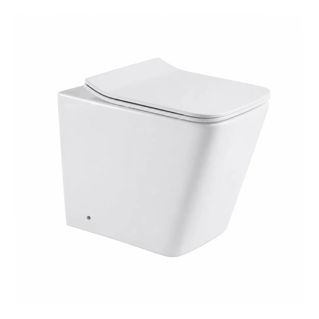 Karag Vaso WC filo muro LT 062 bianco lucido Tornado con coprivaso