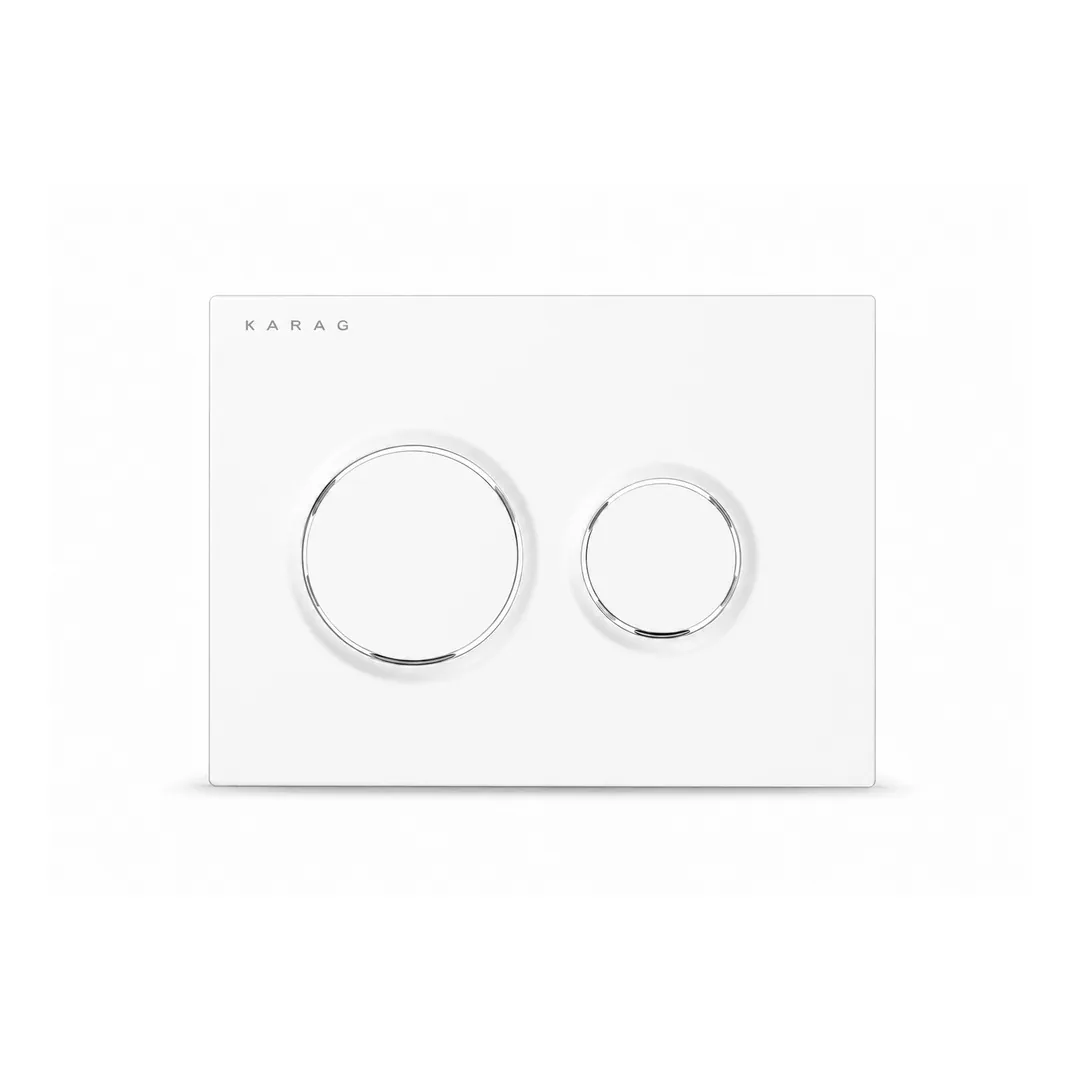 Karag Placca di scarico Olimpos O230-003  bianco
