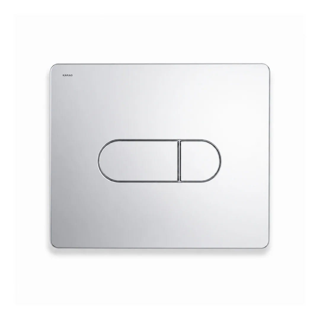 Karag Placca di scarico Siena S228-0120  cromo