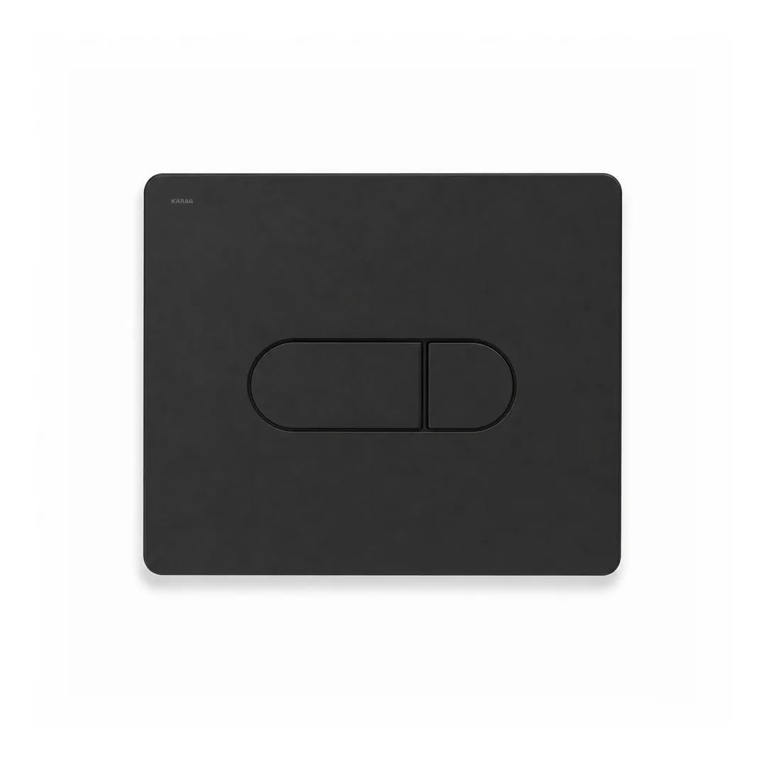 Karag Placca di scarico Siena S228-020  nero opaco
