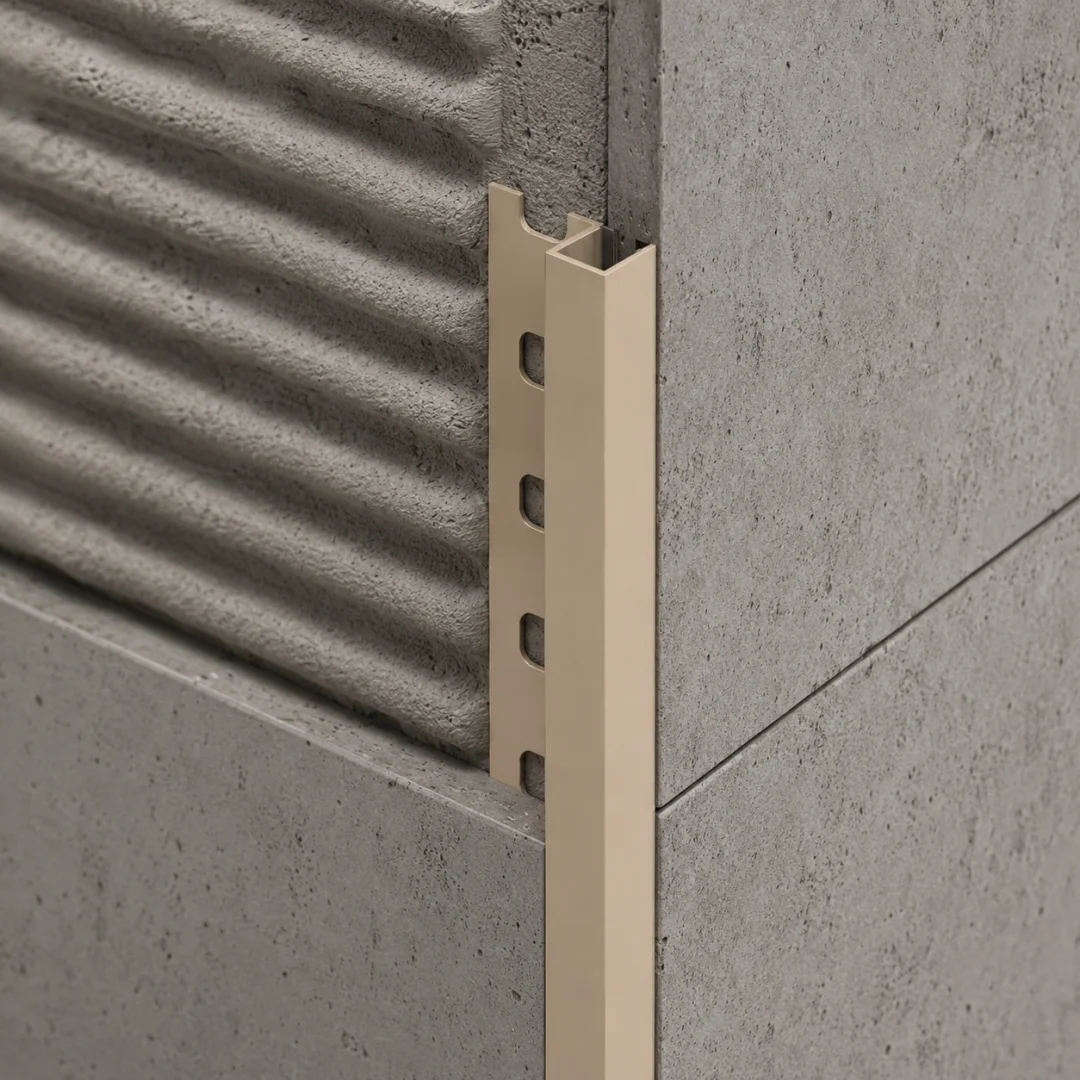 Special Profiles Profilo quadrato per rivestimento Special Square 10 mm Beige Stone 2,7 m