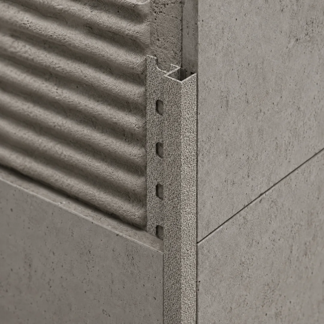 Special Profiles Profilo quadrato per rivestimento Special Square 10 mm Greige Stone 2,7 m