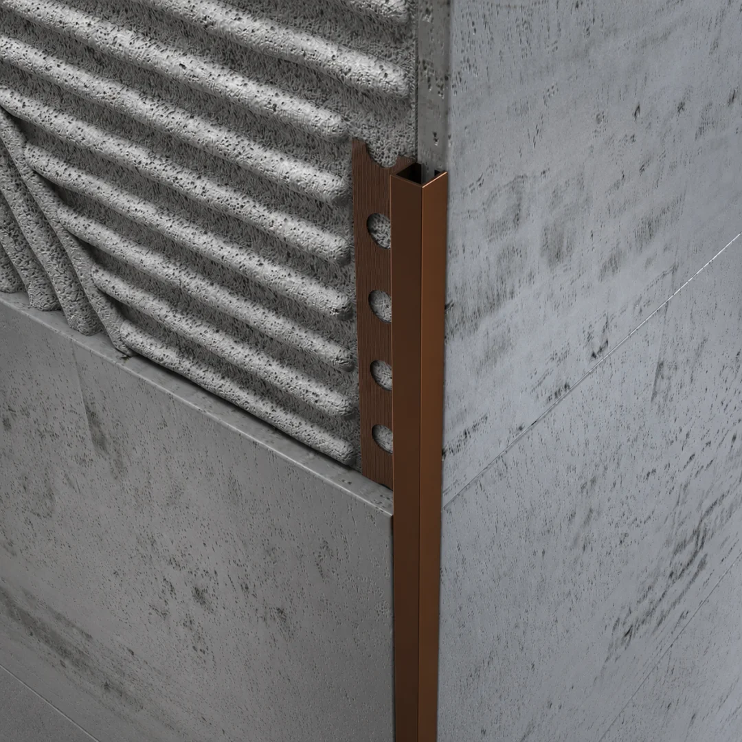 Special Profiles Profilo quadrato per rivestimento Special Square 10 mm Corten 2,7 m