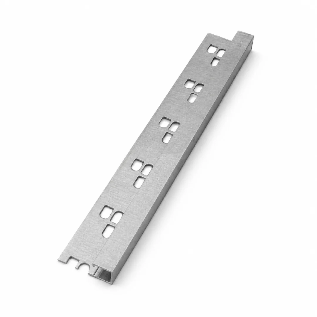 Special Profiles Profilo quadrato per rivestimento Special Square 10 mm Acciaio inox spazzolato 2,7 m