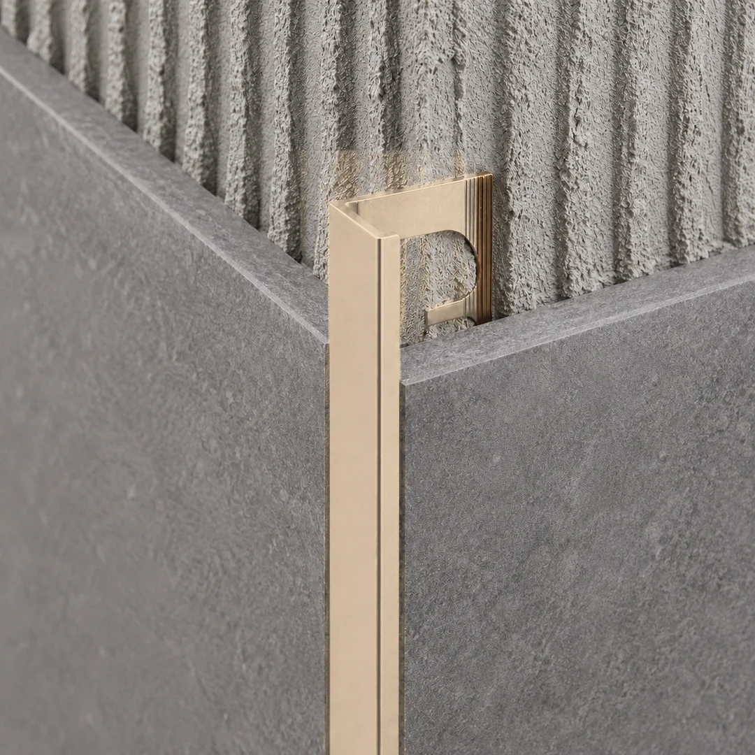 Special Profiles Profilo terminale a L per rivestimento Specialterm 10 mm Beige Stone 2,7 m