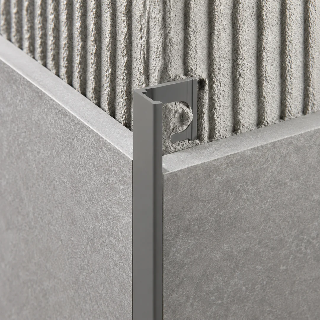 Special Profiles Profilo terminale a L per rivestimento Specialterm 10 mm Grigio C. Stone 2,7 m