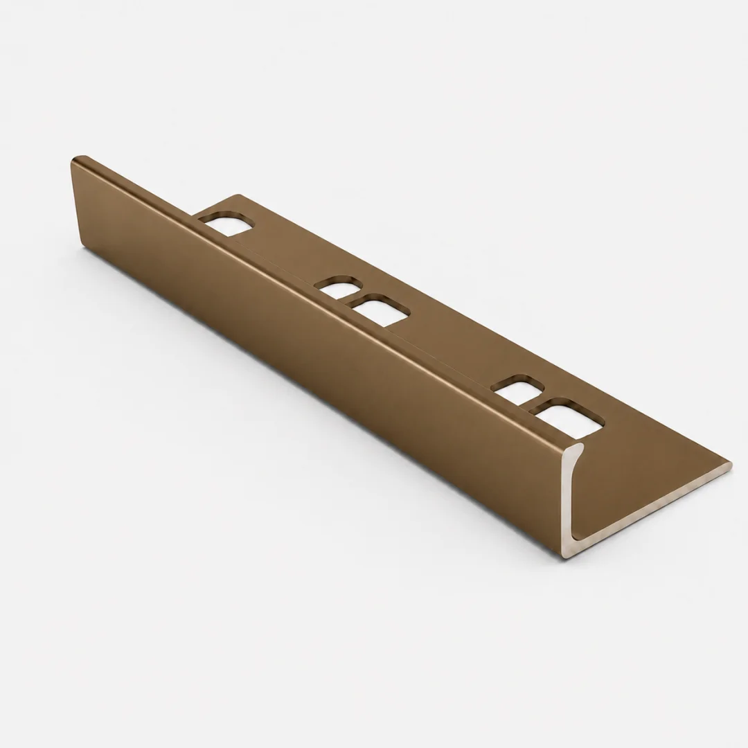 Special Profiles Profilo terminale a L per rivestimento Specialterm 10 mm Marrone Stone 2,7 m
