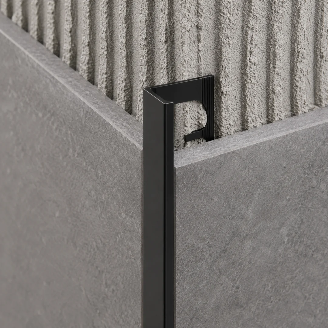 Special Profiles Profilo terminale a L per rivestimento Specialterm 10 mm Nero anodizzato 2,7 m