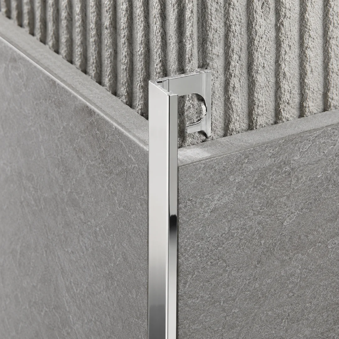 Special Profiles Profilo terminale a L per rivestimento Specialterm 10 mm Argento brillante 2,7 m