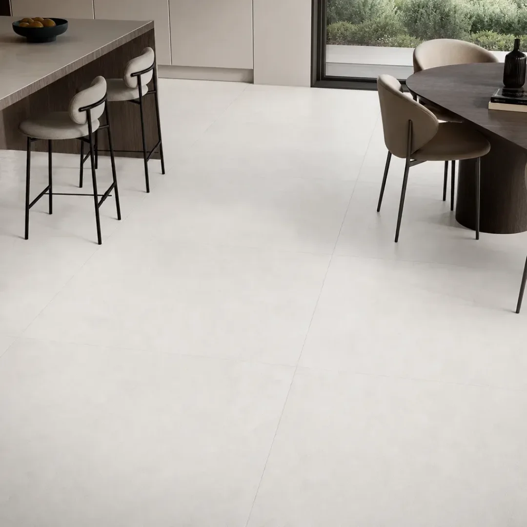 Le Resine Bianco 120x120 - Interno