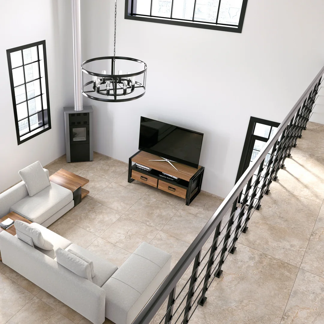 Dolomia Stone Almond 120x120 - Interno